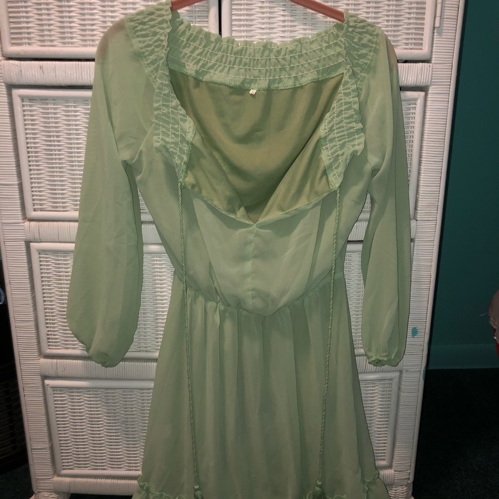 Mint Green Dress